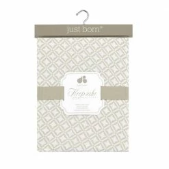 Just Born By Gerber® Keepsake Geo Star Fitted Crib Sheet Baby Neutral