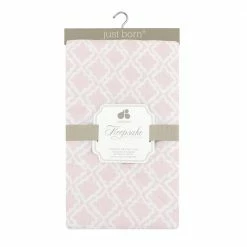 Just Born By Gerber® Bedding Keepsake Premium Pink Diamond Changing Pad Cover