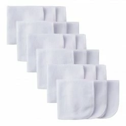 Gerber® 18-Pack White Terry Washcloths Solid Essentials