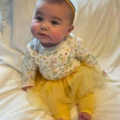 Gerber® 3-Piece Baby & Toddler Girls Floral Meadow French Terry Top, Tulle Tutu, & Legging Set