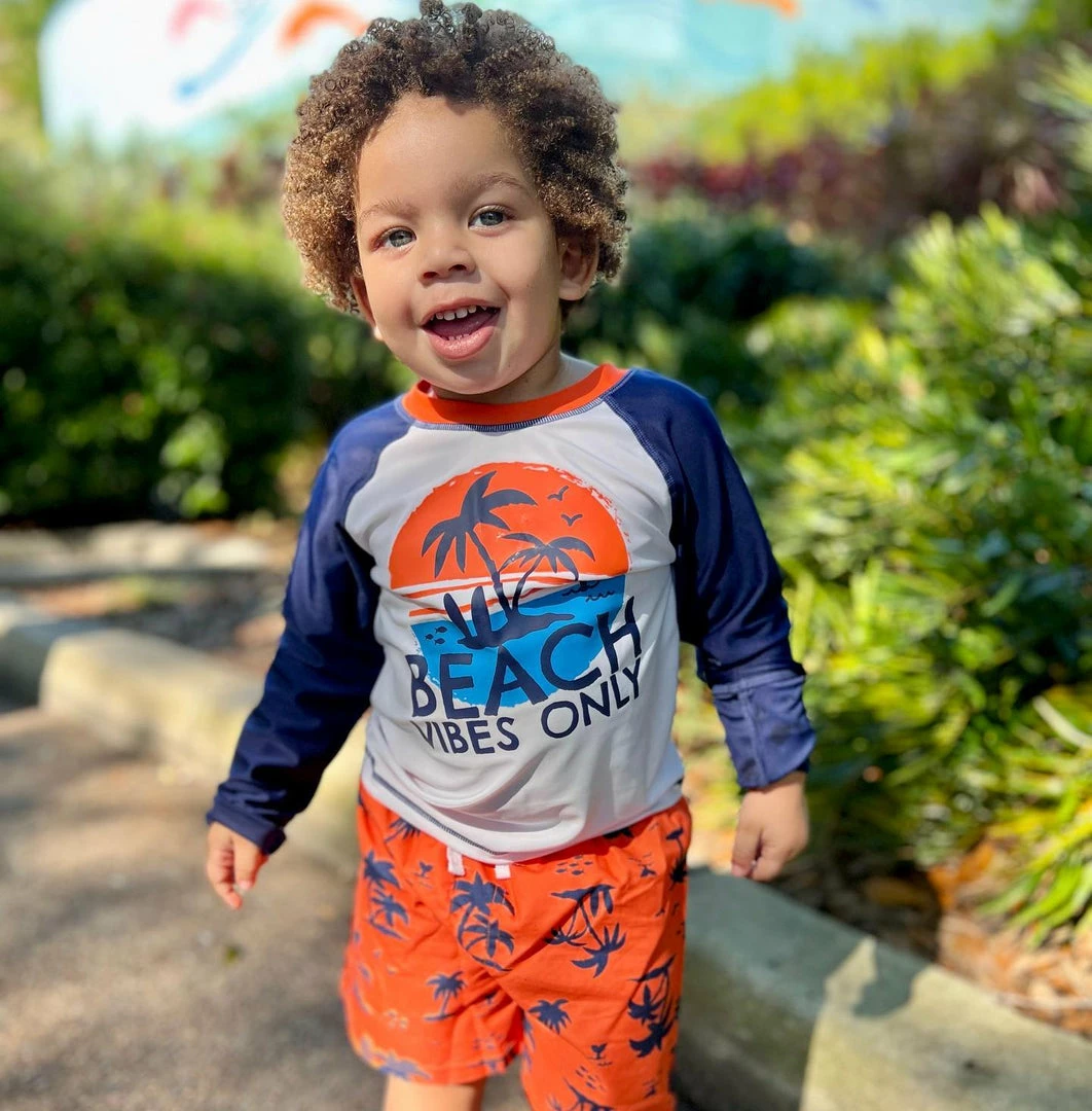 Top 10 ⭐ Gerber® See What's New 2-Piece Baby & Toddler Boys Vacation Vibes Rash Guard & Swim Trunks Set 🎉 1 Gerber® See What's New 2-Piece Baby & Toddler Boys Vacation Vibes Rash Guard & Swim Trunks Set