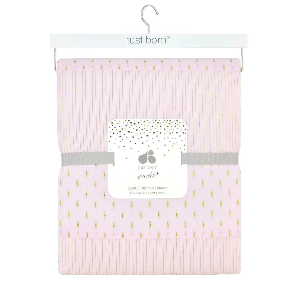 Brand new 🎉 Just Born By Gerber® Sparkle Pink Quilt Toddler Girl 💯 1 Just Born By Gerber® Sparkle Pink Quilt Toddler Girl