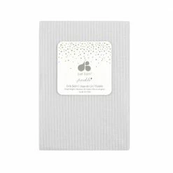 Just Born By Gerber® Sparkle Grey Tailored Crib Skirt Baby Neutral