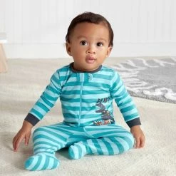 Gerber® 2-Pack Baby Boys Dino Blues Sleep 'N Plays See What's New