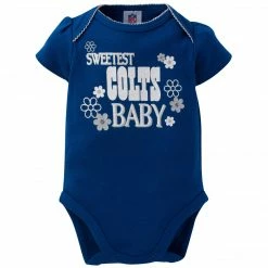 NFL Indianapolis Colts 3-Pack Infant Girl Short Sleeve Bodysuits
