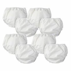 Gerber® 8-Pack White Waterproof Pants BabyPreemie - 24M