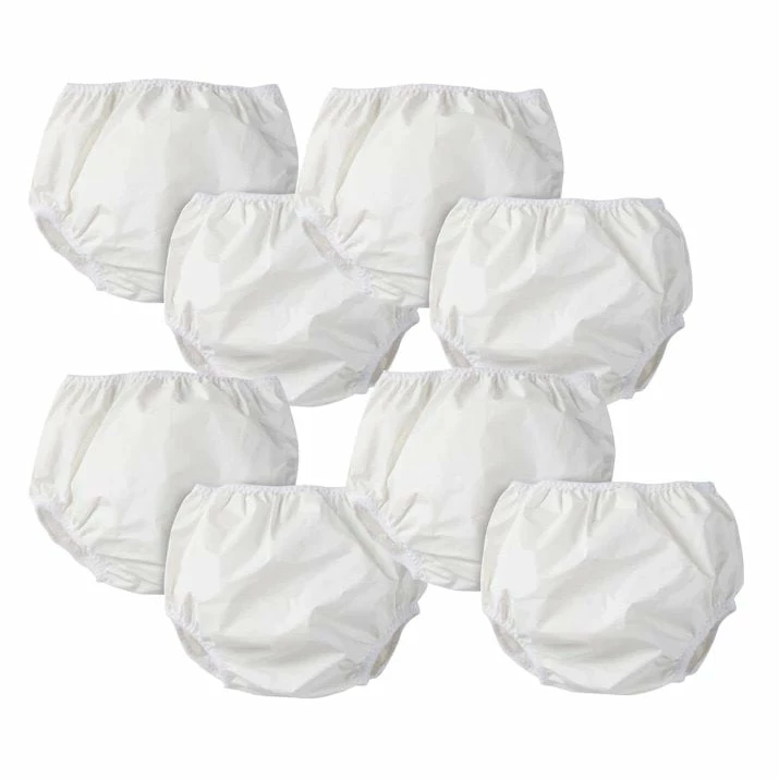 Promo 🔥 Gerber® 8-Pack White Waterproof Pants BabyPreemie - 24M 🧨 1 Gerber® 8-Pack White Waterproof Pants BabyPreemie - 24M