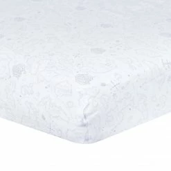 Just Born By Gerber® Bedding Keepsake Woven Crib Sheet - Sail Away Print