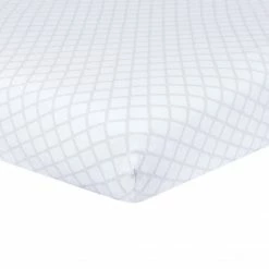 Just Born By Gerber® Baby Neutral Keepsake Woven Crib Sheet - Diamond Trellis