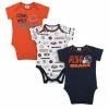 NFL Baby Boys Chicago Bears Short Sleeve Bodysuit, 3-pack