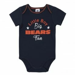 NFL Baby Boys 3-Piece Chicago Bears Bodysuit, Gown, And Cap Set