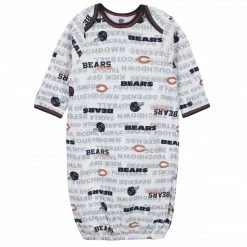 Hot Sale ๐ NFL Baby Boys 3-Piece Chicago Bears Bodysuit, Gown, And Cap Set ๐ 6 NFL Baby Boys 3-Piece Chicago Bears Bodysuit, Gown, And Cap Set