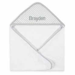 Outlet 🛒 Just Born By Gerber® Baby Neutral Embroidered Neutral Baby 2-Pack Hooded Towels 🎉 7 Just Born By Gerber® Baby Neutral Embroidered Neutral Baby 2-Pack Hooded Towels