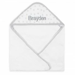 Just Born By Gerber® Baby Neutral Embroidered Neutral Baby 2-Pack Hooded Towels