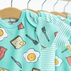 Gerber® 3-Pack Baby Milk & Breakfast Onesies® Bodysuits