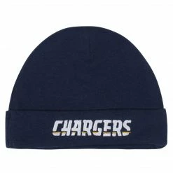 NFL Baby Boys Los Angeles Chargers 3-Piece Bodysuit, Pant And Cap Set
