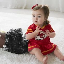 Cheapest ๐ NFL BabyPreemie - 24M Kansas City Chiefs Baby ๐ง Girls ๐ Dress And Diaper Cover Set ๐ 8 NFL BabyPreemie - 24M Kansas City Chiefs Baby Girls Dress And Diaper Cover Set