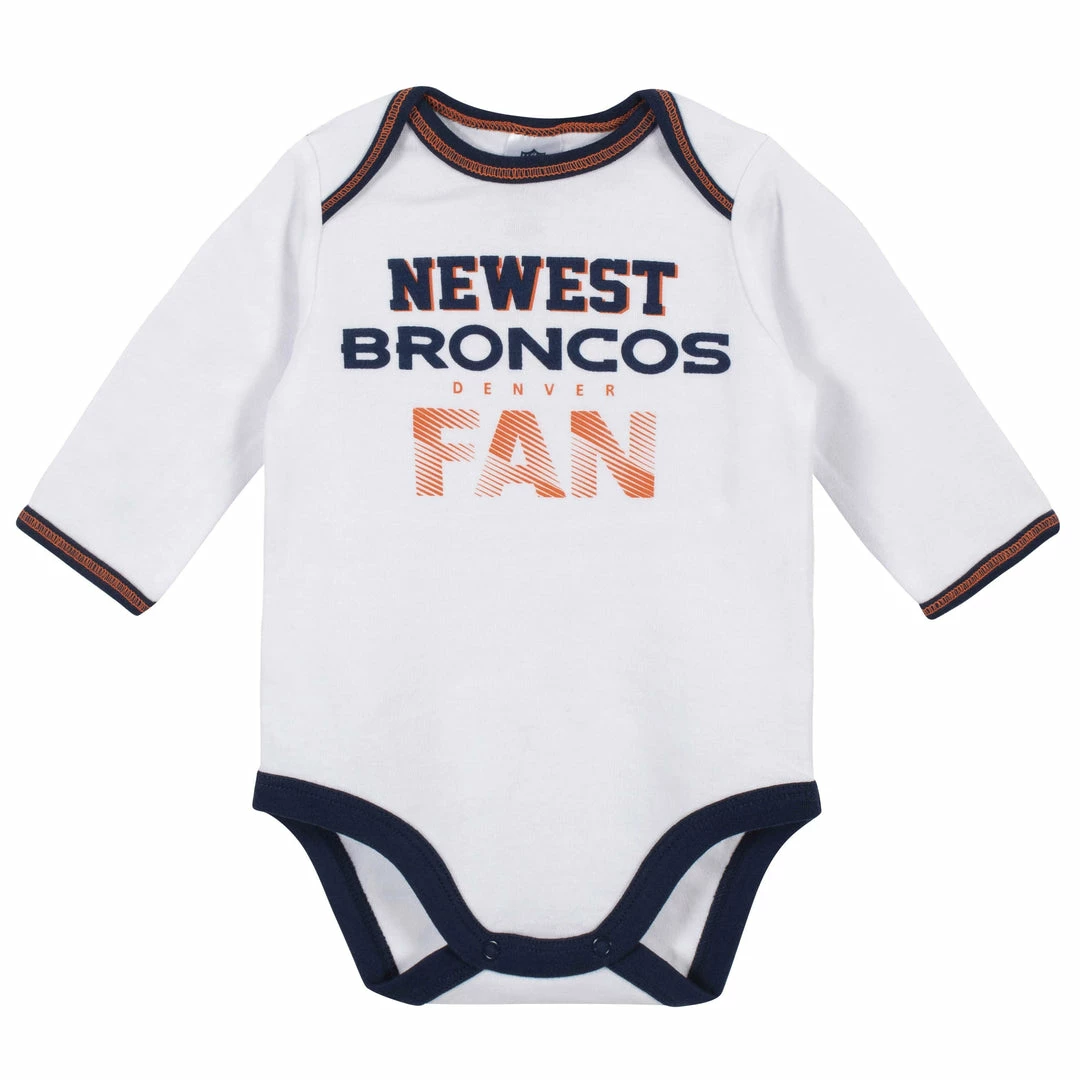 Cheapest ✔️ NFL Baby Boys Denver Broncos 3-Piece Bodysuit, Pant And Cap Set 💯 2 NFL Baby Boys Denver Broncos 3-Piece Bodysuit, Pant And Cap Set