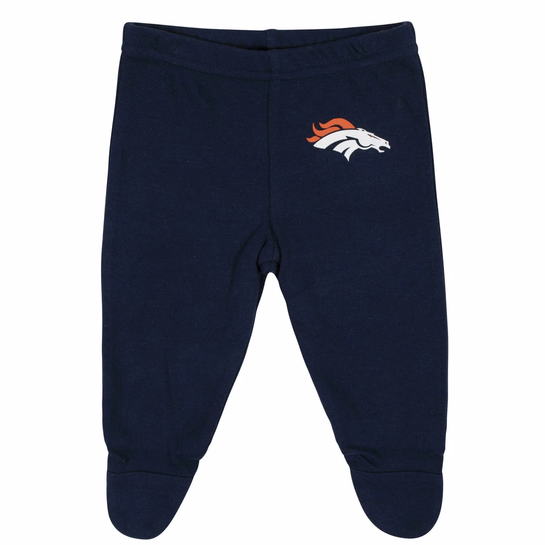 Cheapest ✔️ NFL Baby Boys Denver Broncos 3-Piece Bodysuit, Pant And Cap Set 💯 4 NFL Baby Boys Denver Broncos 3-Piece Bodysuit, Pant And Cap Set