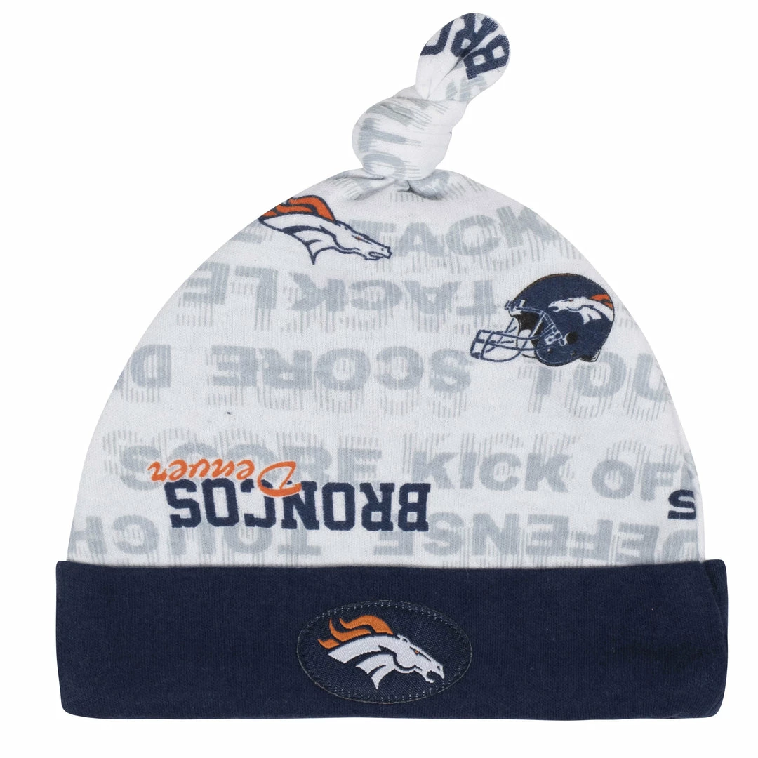 Coupon 🥰 NFL Baby Boys 3-Piece Denver Broncos Bodysuit, Gown, And Cap Set 🔔 4 NFL Baby Boys 3-Piece Denver Broncos Bodysuit, Gown, And Cap Set