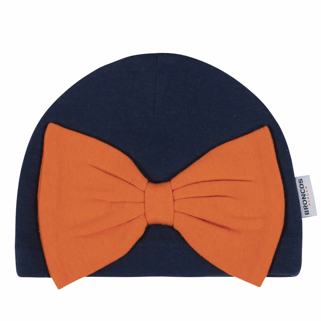 Top 10 ๐ NFL Baby ๐ง Girls Denver Broncos 3-Piece Bodysuit, Pant, And Cap Set ๐ 4 NFL Baby Girls Denver Broncos 3-Piece Bodysuit, Pant, And Cap Set