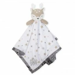 Just Born By Gerber® BabyPreemie - 24M Embroidered Deer Baby Neutral Security Blanket