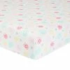 Gerber® 1-Pack Girls Floral Organic Fitted Crib Sheet Organic Collection