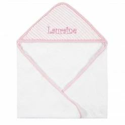 Just Born By Gerber® Embroidered Baby Girl 2-Pack Hooded Towels