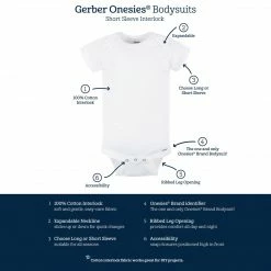 Outlet 🎉 Gerber® BabyPreemie - 24M Baby Neutral "My 1st St Paddy's Day" Short Sleeve Onesies® Bodysuit 👍 5 Gerber® BabyPreemie - 24M Baby Neutral