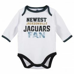 NFL Baby Boys Jacksonville Jaguars 3-Piece Bodysuit, Pant And Cap Set