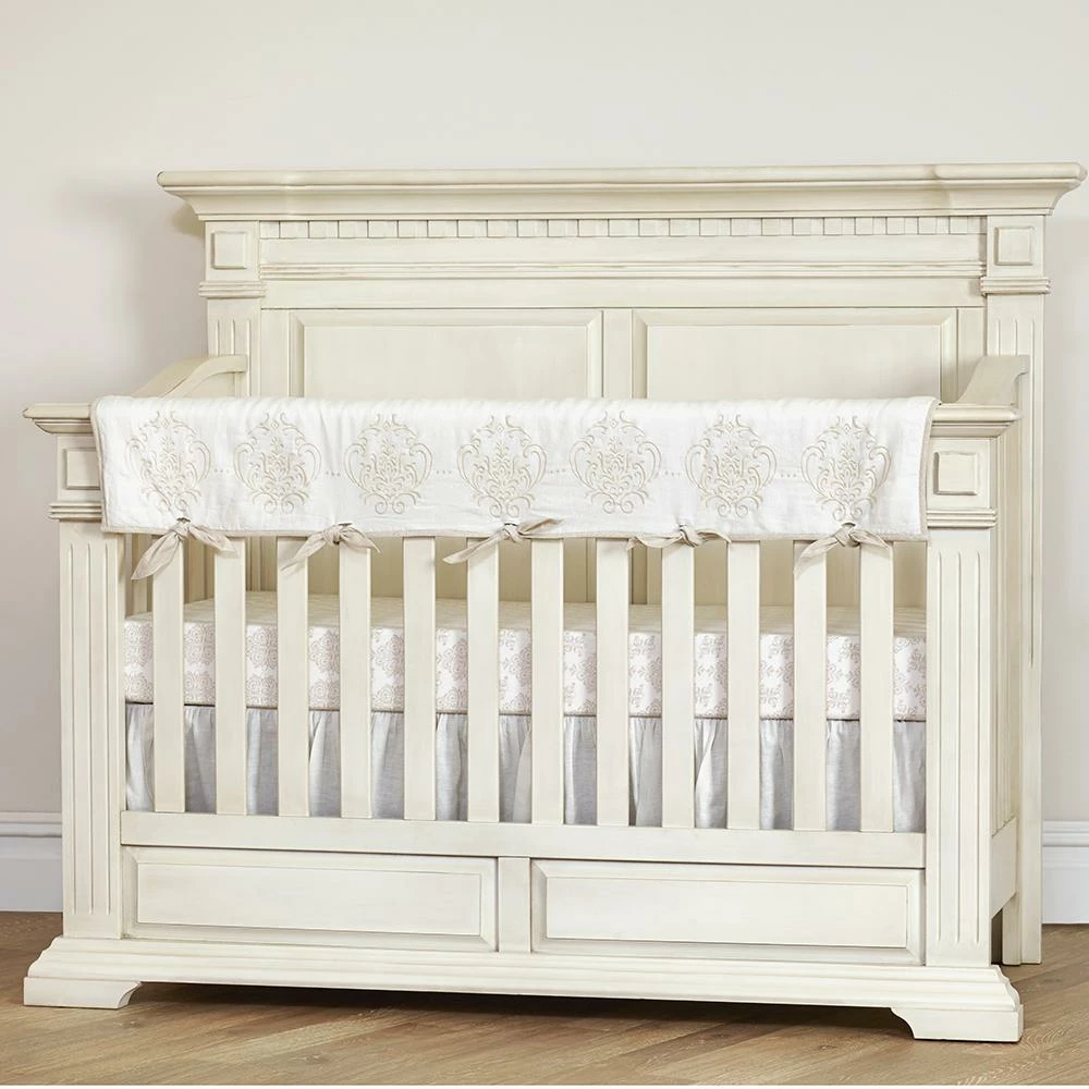 Best deal ⌛ Just Born By Gerber® Keepsake Manor Court Crib 👗 Skirt Baby Neutral ✔️ 3 Just Born By Gerber® Keepsake Manor Court Crib Skirt Baby Neutral