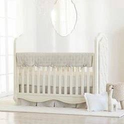 Best deal 👍 Just Born By Gerber® Keepsake Antique Innocence Crib 👗 Skirt ⭐ 6 Just Born By Gerber® Keepsake Antique Innocence Crib Skirt
