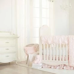 Just Born By Gerber® Bedding Keepsake Premium Pink Diamond Changing Pad Cover