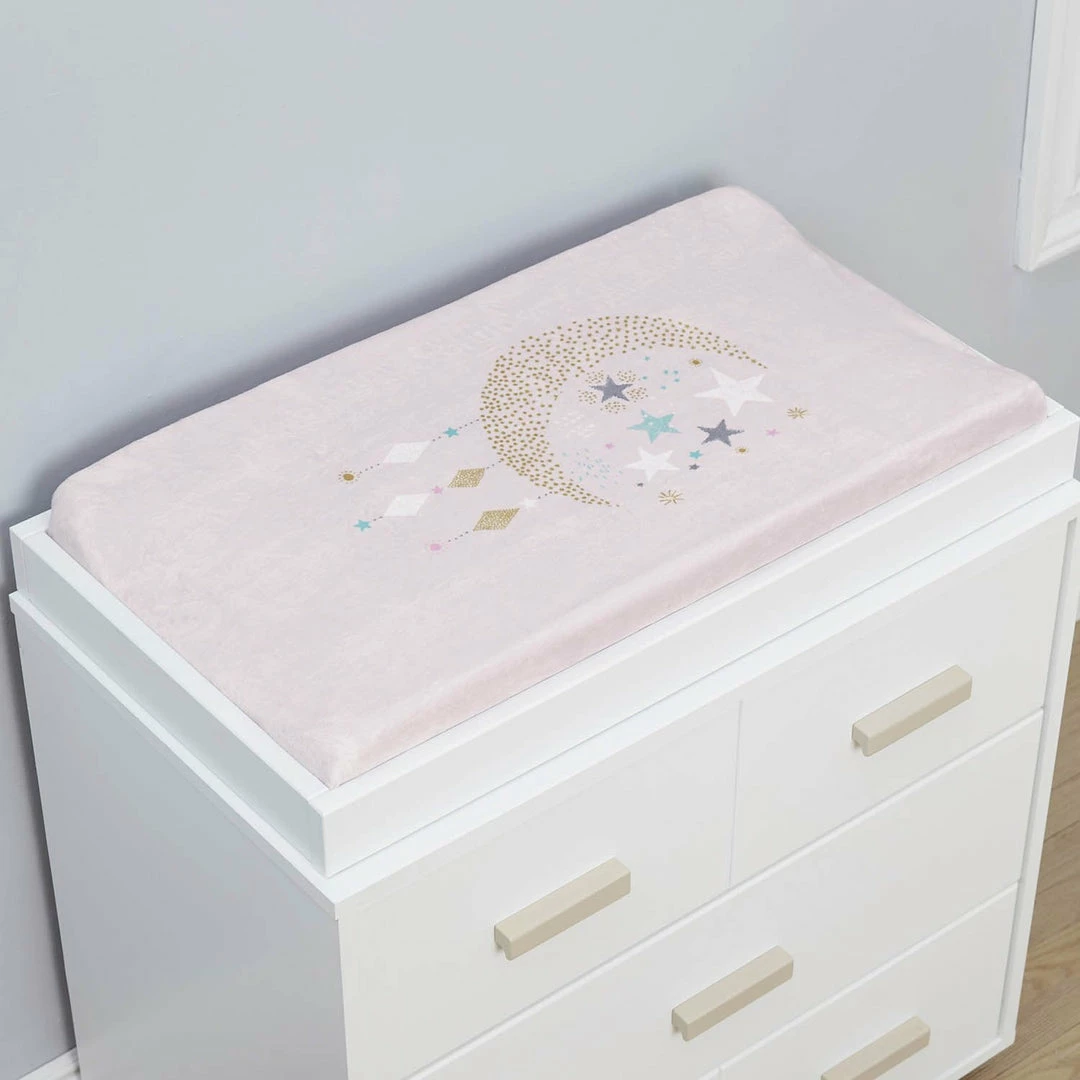 Flash Sale 🥰 Just Born By Gerber® Bedding One World Collection Changing Pad Cover - Love & Sugar 😍 2 Just Born By Gerber® Bedding One World Collection Changing Pad Cover - Love & Sugar