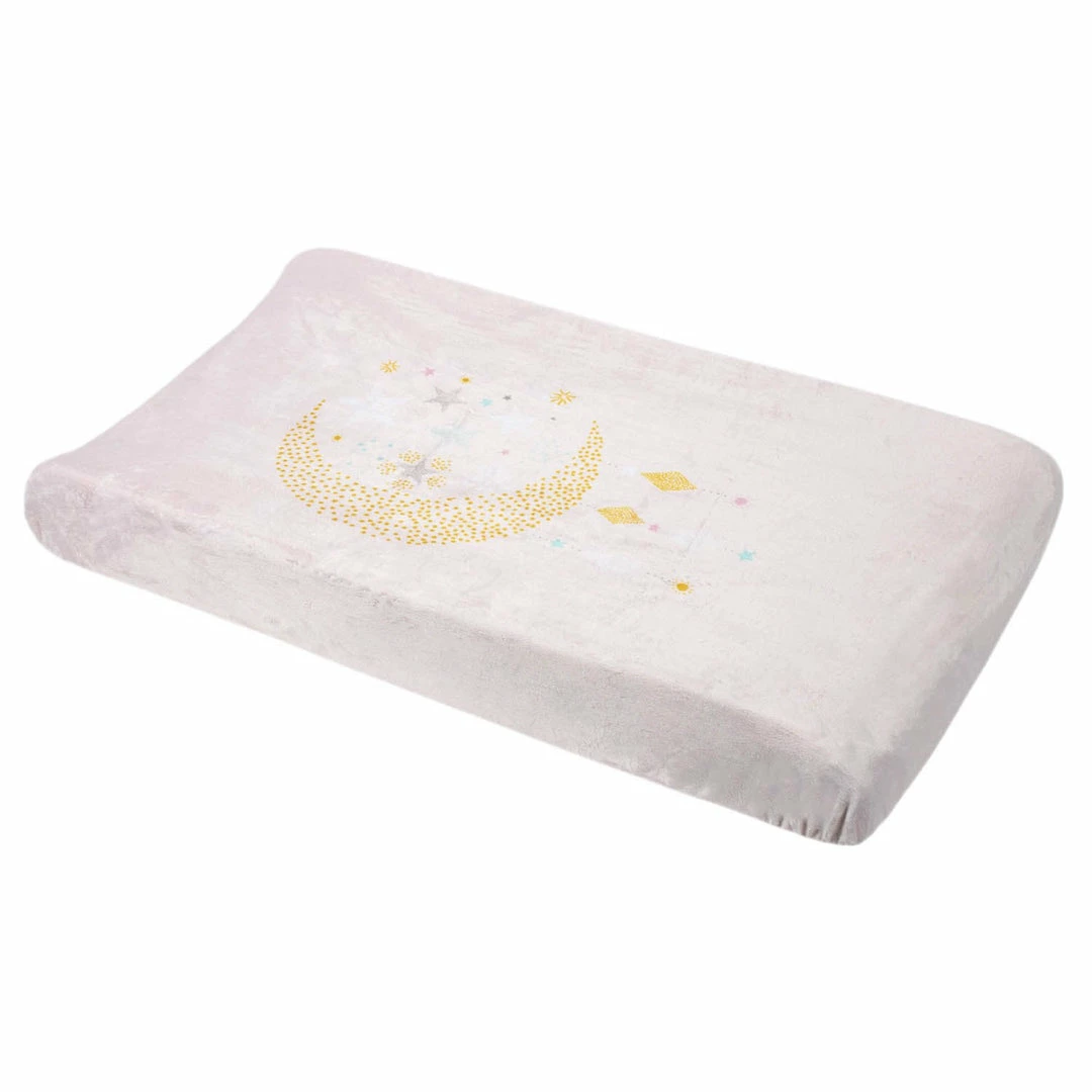 Flash Sale 🥰 Just Born By Gerber® Bedding One World Collection Changing Pad Cover - Love & Sugar 😍 1 Just Born By Gerber® Bedding One World Collection Changing Pad Cover - Love & Sugar