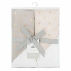 Just Born By Gerber® 2-Pack Starburst Hooded Towels