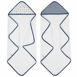 Just Born By Gerber® Embroidered Baby Boy 2-Pack Hooded Towels