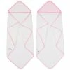 Just Born By Gerber® Embroidered Baby Girl 2-Pack Hooded Towels