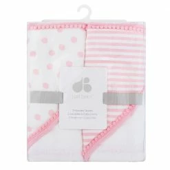 Just Born By Gerber® Embroidered Baby Girl 2-Pack Hooded Towels