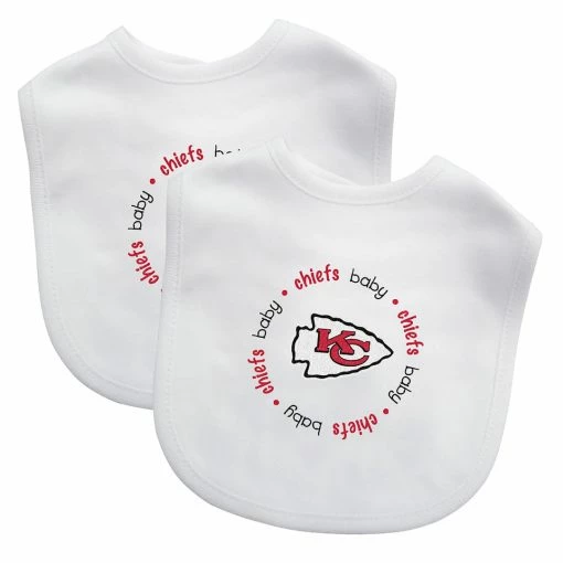 Baby Fanatic 2-Pack Baby Chiefs Bibs Kansas City Chiefs