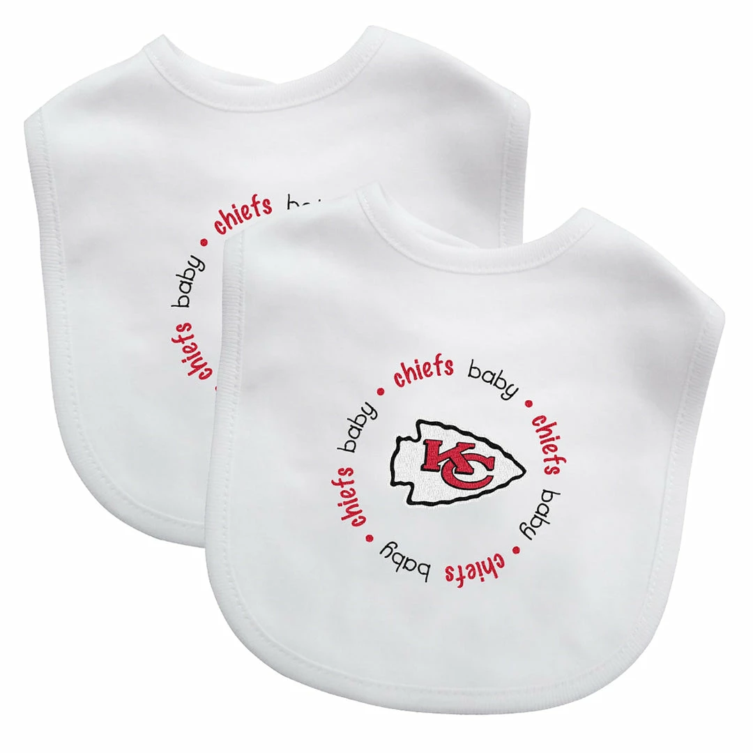 Buy ❤️ Baby Fanatic 2-Pack Baby Chiefs Bibs Kansas City Chiefs ⭐ 1 Baby Fanatic 2-Pack Baby Chiefs Bibs Kansas City Chiefs