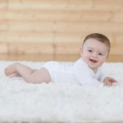 Gerber® BabyPreemie - 24M 3-Pack White Long Sleeve Onesies® Bodysuits With Mitten Cuffs