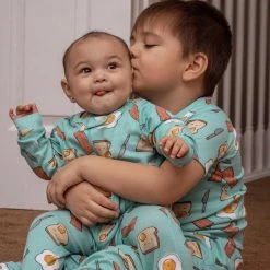 Gerber® BabyPreemie - 24M 4-Piece Baby & Toddler Breakfast Snug Fit Cotton Pajamas