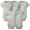 Gerber® 5-Pack Grey Onesies® Bodysuits