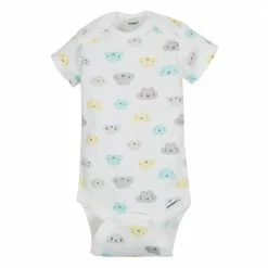 New ✨ Gerber® BabyPreemie - 24M 5-Pack Short Sleeve Clouds Onesies® Bodysuits 👏 13 Gerber® BabyPreemie - 24M 5-Pack Short Sleeve Clouds Onesies® Bodysuits