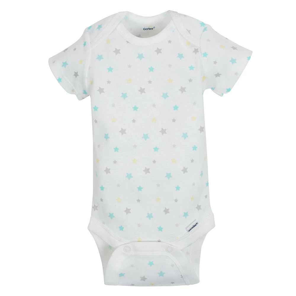 New ✨ Gerber® BabyPreemie - 24M 5-Pack Short Sleeve Clouds Onesies® Bodysuits 👏 6 Gerber® BabyPreemie - 24M 5-Pack Short Sleeve Clouds Onesies® Bodysuits