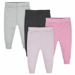 Gerber® 4-Pack Baby Girls Assorted Active Pants BabyPreemie - 24M