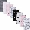 Gerber® BabyPreemie - 24M 8-Pack Baby Girls Bunny Flannel Burp Cloths