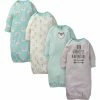 Gerber® 4-Pack Baby Fox Gowns