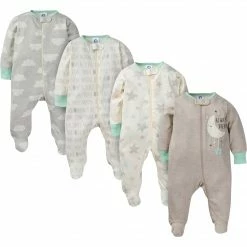 Gerber® 4-Pack Baby Neutral Elephants Sleep N' Play BabyPreemie - 24M